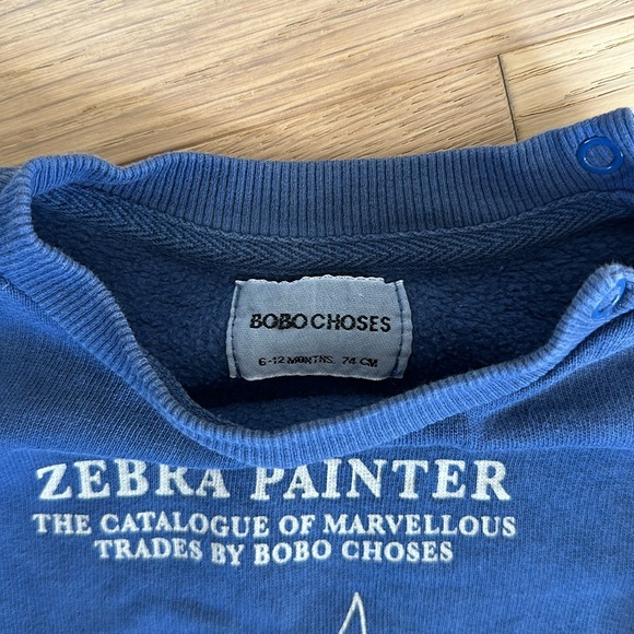 Bobo Choses Sweatshirt size 6-12 months - Picture 2 of 3